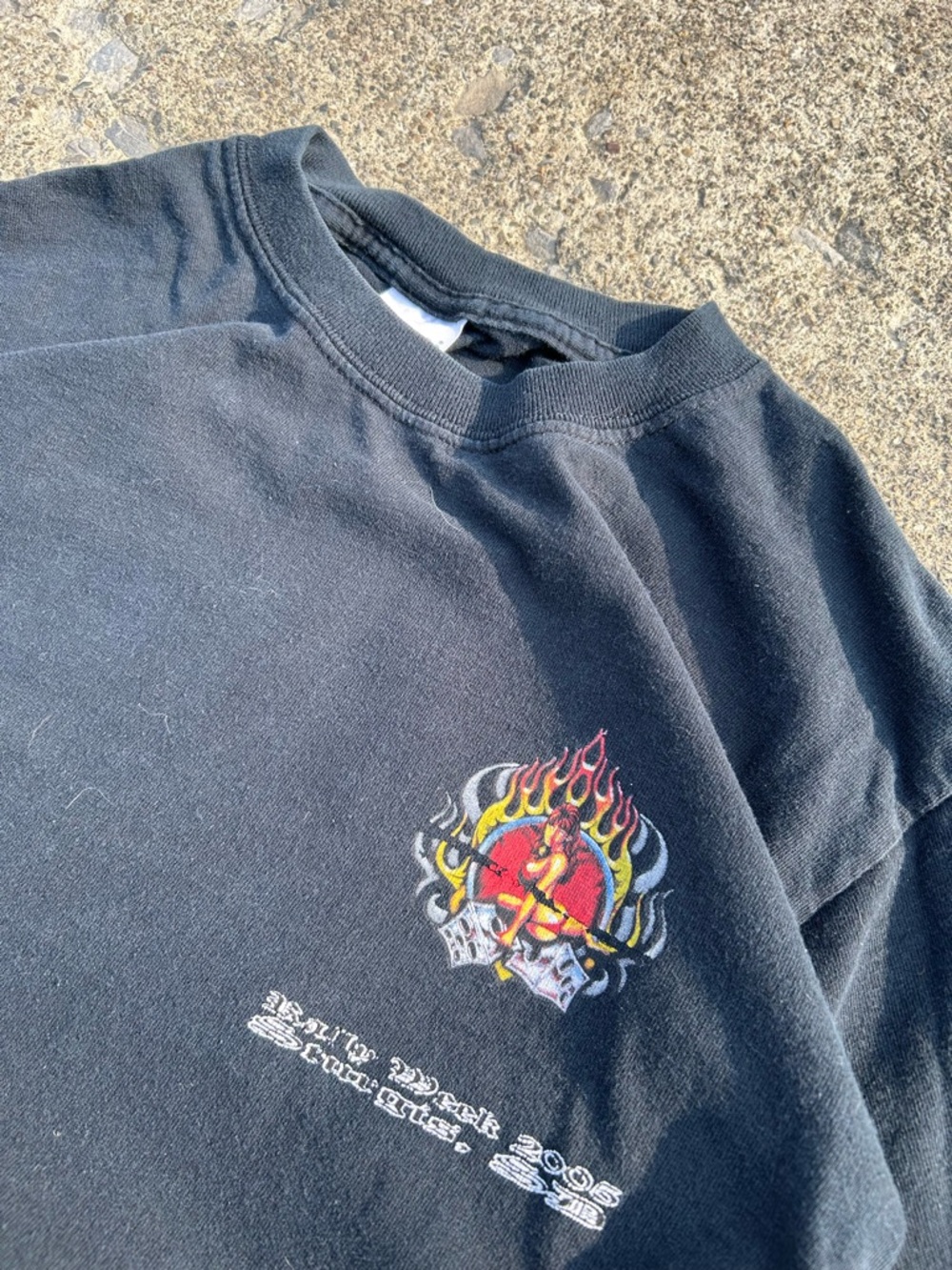 vintage 2005 “bad ass boys have bad ass toys” tee shirt